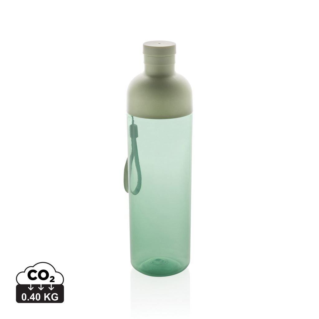Bouteille d'eau publicitaire 600ml en rPET Impact Vert 
